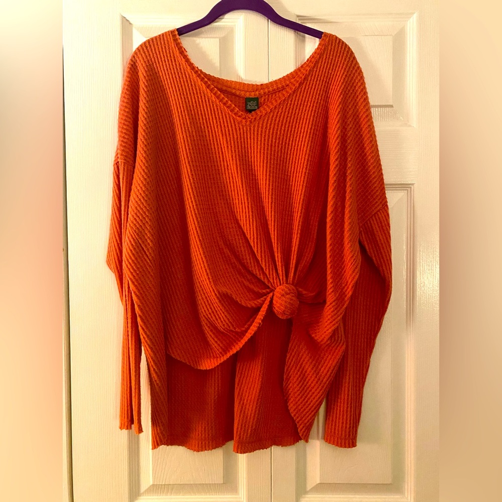 🩷Wild Fable Womens Pink Oversized Knotted Sweater🩷